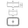 Раковина Roca Mila 35х50 Раковина Roca Mila 35х50