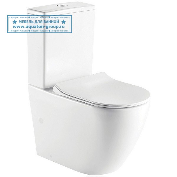 Чаша унитаза Koller Pool Round RN-0665-RC-C белая Чаша унитаза Koller Pool Round RN-0665-RC-C белая