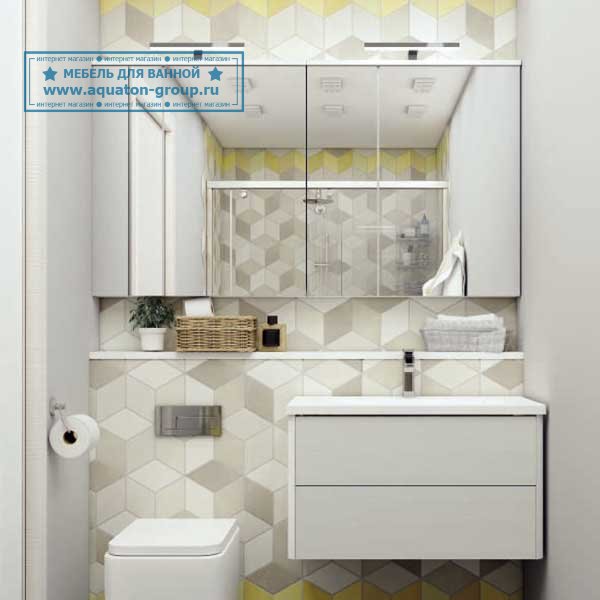 Мебель для ванной Акватон - БРУК 100, Дуб Латте Мебель для ванной Акватон - БРУК 100, Дуб Латте